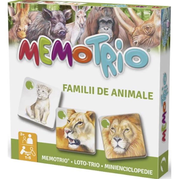 MemoTrio: Familii de animale