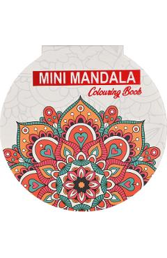 Poza produsului Mini mandala de colorat. Rosu