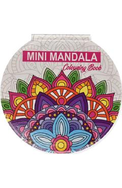 Poza produsului Mini mandala de colorat. Roz
