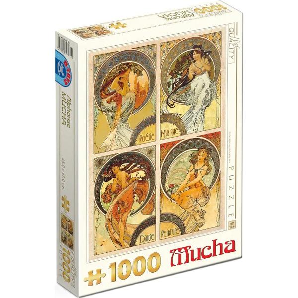 Puzzle 1000: Alphonse Mucha. Arts