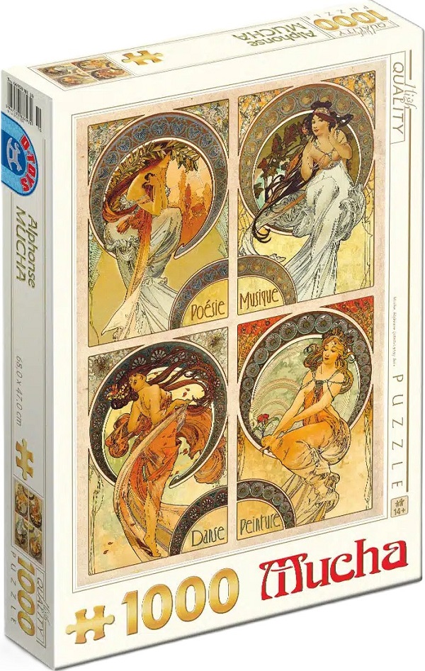 Puzzle 1000: Alphonse Mucha. Arts