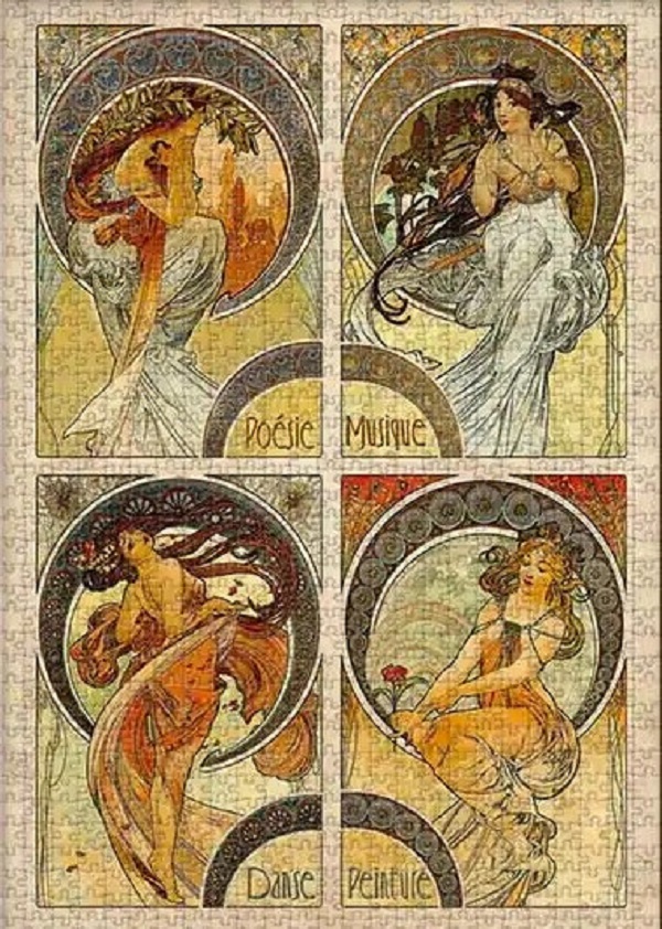 Puzzle 1000: Alphonse Mucha. Arts