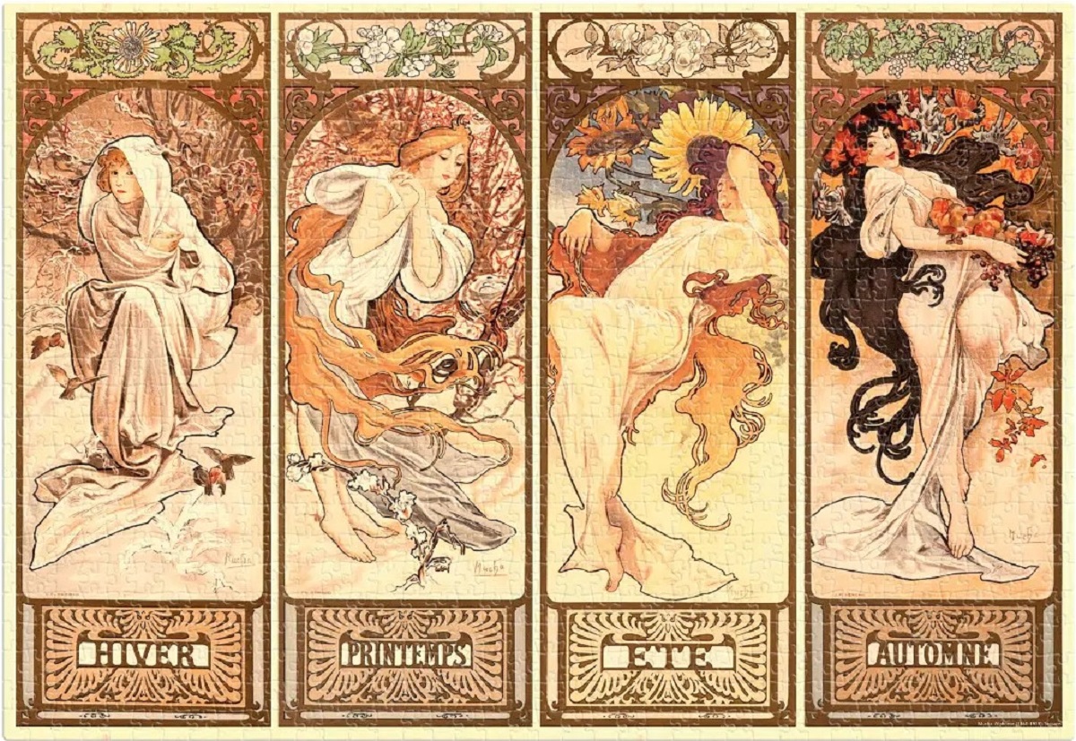 Puzzle 1000: Alphonse Mucha. Seasons