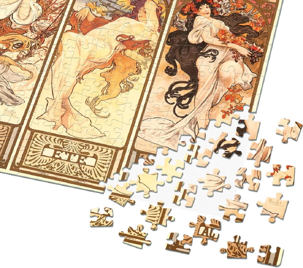 Puzzle 1000: Alphonse Mucha. Seasons