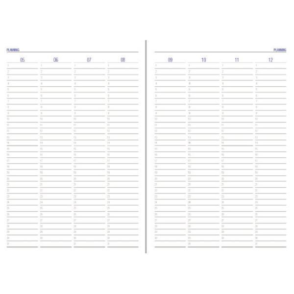 Agenda A5: Bordeaux. Domino Ego