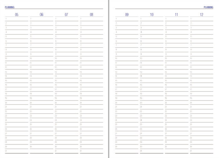 Agenda A5: Bordeaux. Domino Ego