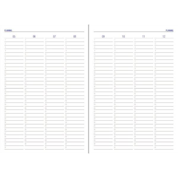 Agenda A5 nedatata: Negru. Domino Ego