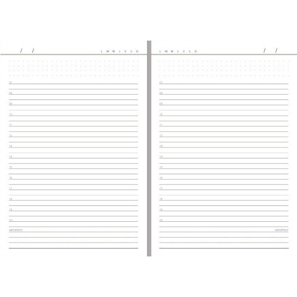 Agenda A5 nedatata: Negru. Domino Ego