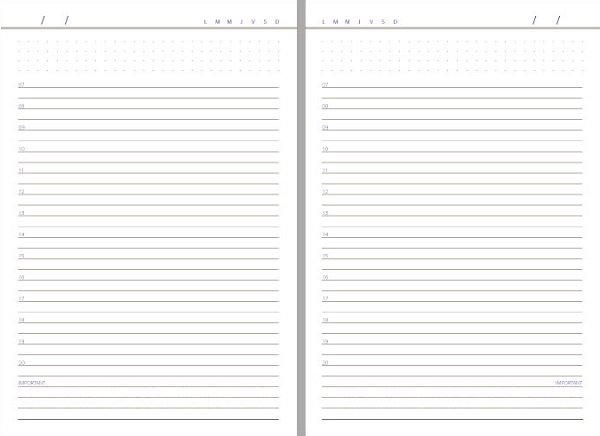 Agenda A5 nedatata: Negru. Domino Ego