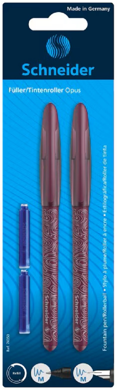 Stilou Bordo + Roller Opus + 2 rezerve