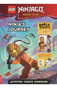 Coperta cărții 'LEGO® NINJAGO®: Ninja's Journey (with Arin minifigure and accessories) -'