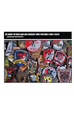 Coperta cărții 'US ARMY ATTACK and AIR CAVALRY UNIT PATCHES (2001-2024) - Daniel M. Mcclinton'