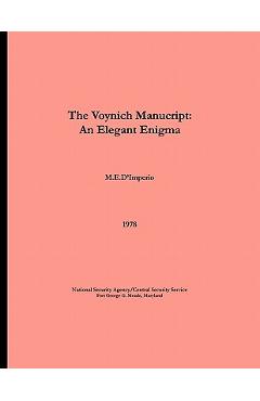 Coperta cărții 'The Voynich Manuscript - An Elegant Enigma - M. E. D'imperio'