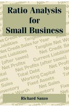 Coperta cărții 'Ratio Analysis for Small Business - Richard Sanzo'