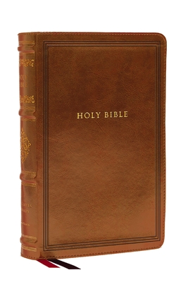 KJV Large Print Reference Bible, Brown Leathersoft, Red Letter, Comfort Print (Sovereign Collection): Holy Bible, King James Version -