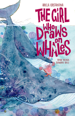 Coperta cărții 'The Girl Who Draws on Whales - Ariela Kristantina'