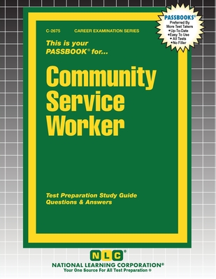 Coperta cărții 'Community Service Worker -'