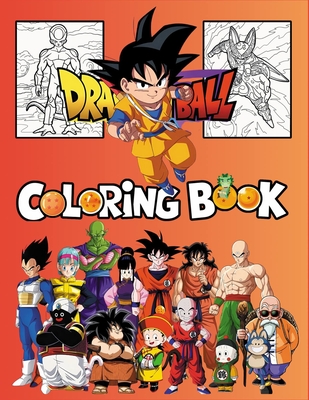 Dragon Ball Coloring Book: Easy and Fun Coloring Pages for Kids - 