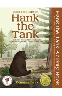 Coperta cărții 'Hank the Tank Activity Book - Carolee Dean'