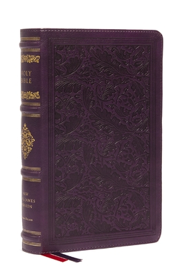 NKJV Large Print Reference Bible, Purple Leathersoft, Red Letter, Comfort Print (Sovereign Collection): Holy Bible, New King James Version -