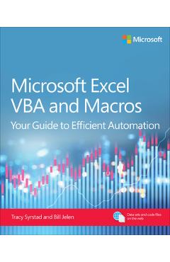 Coperta cărții 'Microsoft Excel VBA and Macros: Your Guide to Efficient Automation - Bill Jelen'