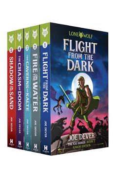 Coperta cărții 'Lone Wolf - Junior Edition Collection: Kai Series ( Books 1-5) Volume 1 - Joe Dever'