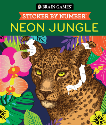 Brain Games - Sticker by Number: Neon Jungle -