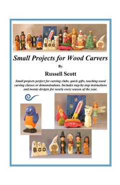 Coperta cărții 'Small Projects for Wood Carving - R. M. Scott'