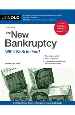 Poza produsului The New Bankruptcy: Will It Work for You? - Cara O'neill