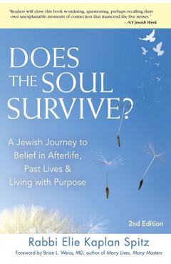 Coperta cărții 'Does the Soul Survive? (2nd Edition): A Jewish Journey to Belief in Afterlife, Past Lives & Living with Purpose - Elie'
