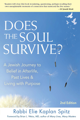 Coperta cărții 'Does the Soul Survive? (2nd Edition): A Jewish Journey to Belief in Afterlife, Past Lives & Living with Purpose - Elie'