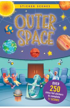 Poza produsului Sticker Scenes - Outer Space (Create 11 Scenes Using Over 250 Stickers!) - 