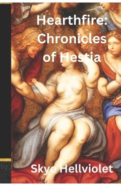 Coperta cărții 'Hearthfire: Chronicles of Hestia - Skye Hellviolet'