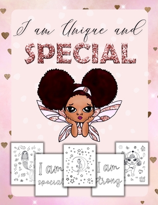 I Am Unique and Special: Positive Affirmations for Brown Girls/Coloring Book African American Children/Self-Esteem and Confidence - Joyful Books