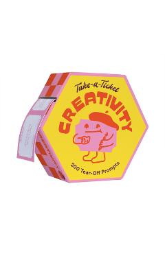 Poza produsului Take-A-Ticket: Creativity: 200 Tear-Off Prompts - Chronicle Chronicle Books