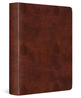 ESV Single Column Journaling Bible (Trutone, Chestnut, Leaves Design) -