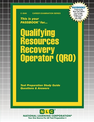Qualifying Resources Recovery Operator (QRO) - 
