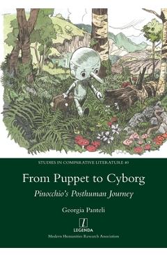 Coperta cărții 'From Puppet to Cyborg: Pinocchio's Posthuman Journey - Georgia Panteli'
