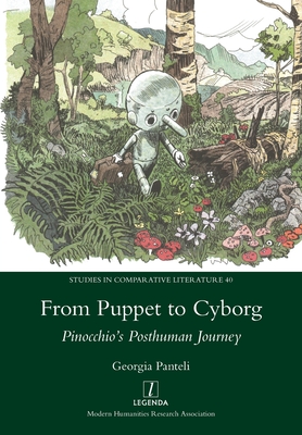 Coperta cărții 'From Puppet to Cyborg: Pinocchio's Posthuman Journey - Georgia Panteli'