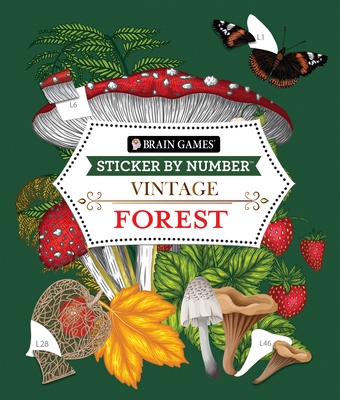 Brain Games - Sticker by Number: Vintage Forest -