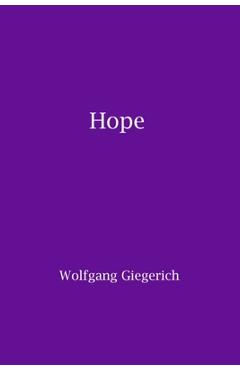 Coperta cărții 'Hope - Wolfgang Giegerich'
