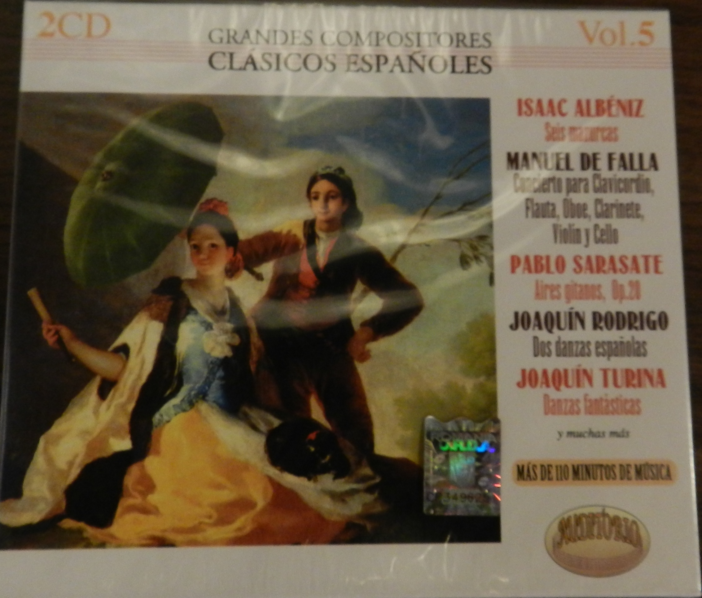 Imaginea produsului '2CD Grandes Compositores Vol.5: Albeniz, Sarasate, Rodrigo, Turina'