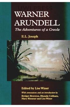 Coperta cărții 'Warner Arundell: The Adventures of a Creole - E. L. Joseph'