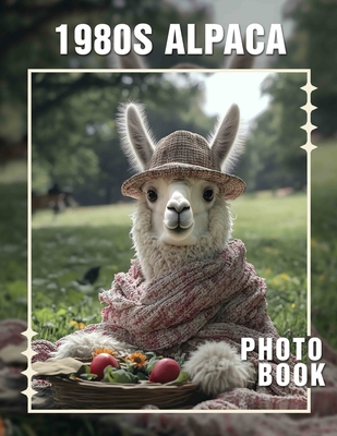 1980s Alpaca Photo Book: Nostalgic Collection Featuring 40 Unique Images Of Alpacas In Iconic 1980s Fashion - Jasper Vaughn