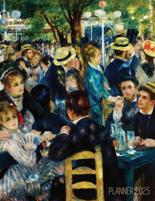 Renoir Daily Planner 2025: Dance at le Moulin de la Galette Painting Artistic Impressionism Art Organizer - Shy Panda Press