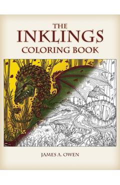 Coperta cărții 'The Inklings Coloring Book - James A. Owen'