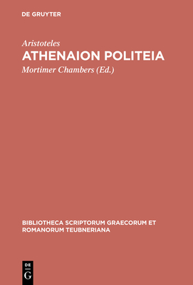 Coperta cărții 'Athenaion politeia -'