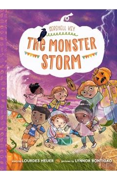 Coperta cărții 'The Monster Storm (Seashell Key #2) - Lourdes Heuer'