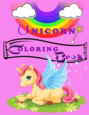 Unicorn Coloring Book: An Amazing unicorn coloring book contains 26 pages of an incredible unicorn designs, alphabets for girls ages 4-8 with - Sketching Star