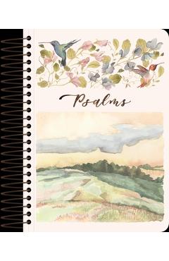Poza produsului ESV Scripture Journal, Spiral-Bound Edition: Psalms (Artwork by Ruth Chou Simons) (Paperback) - Ruth Chou Simons